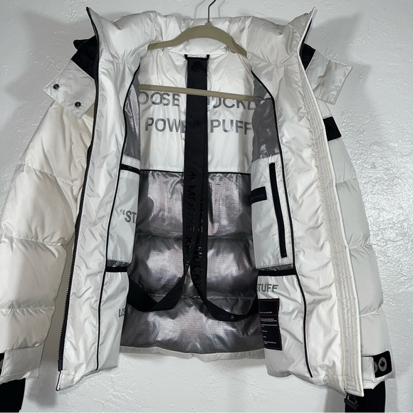 MOOSE KNUCKLES Gataga 650 Fill Power Down Puffer Jacket - White Sz - Small $895 - Picture 11 of 15